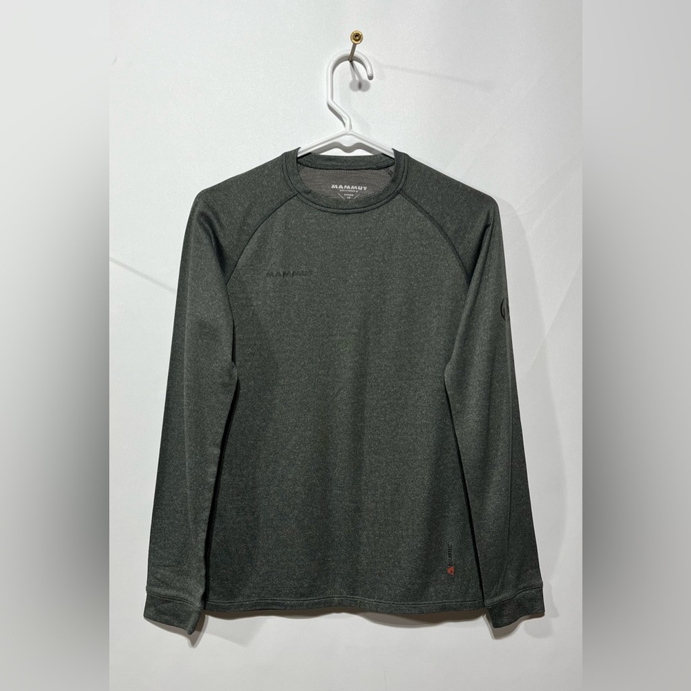 Mammut Polartec‎ Men's Dark Gray Long Sleeve Shirt Size XSmall